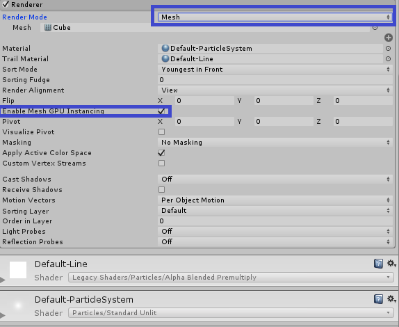 Particle Effects GPU instancing